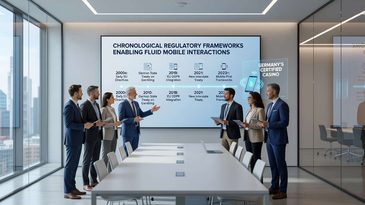 Illustration der Integration regulatorischer Protokolle mit mobilen Casino-Systemen in zertifizierten deutschen Umgebungen