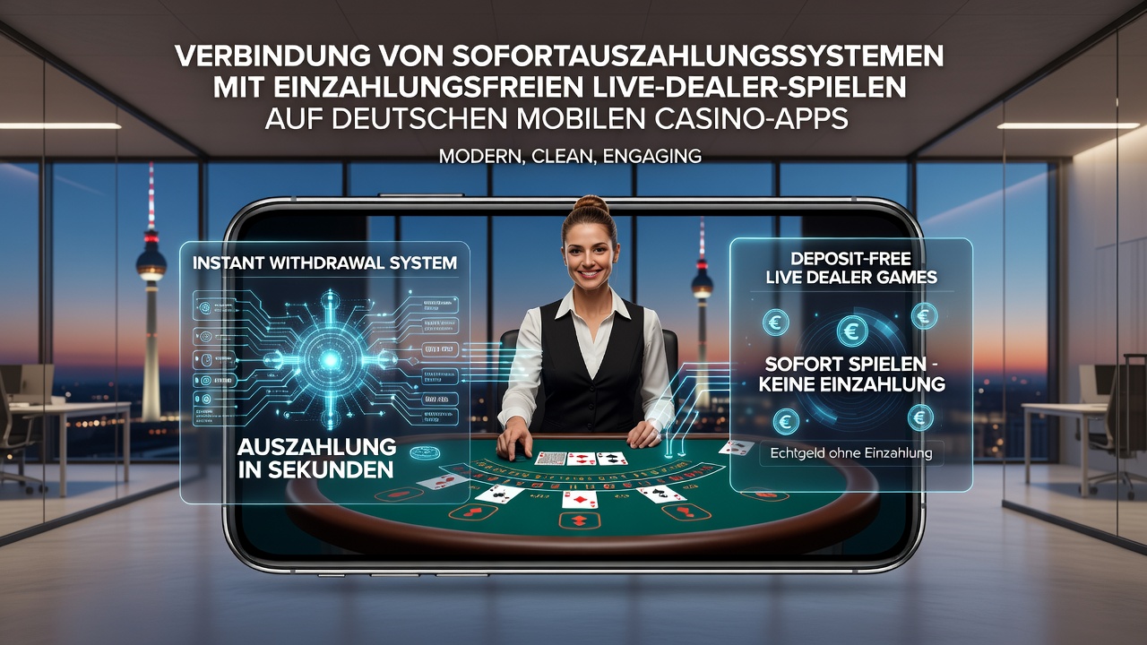 Integration von Sofortauszahlungen und No-Deposit-Live-Dealer-Spielen auf mobilen Plattformen