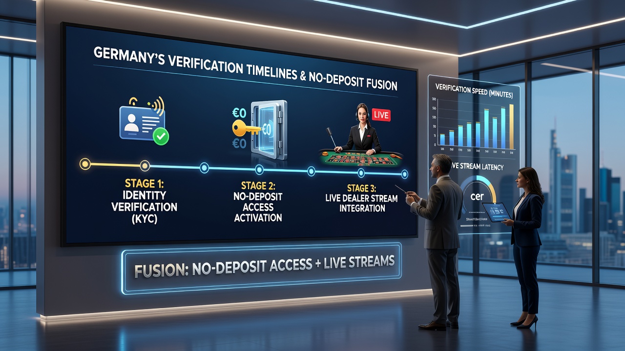 Darstellung der mobilen Integration von No-Deposit und Live-Dealer-Streams