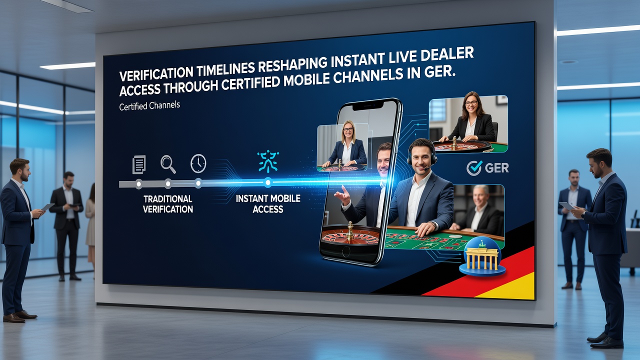 Darstellung mobiler Verifizierungsprozesse und zertifizierter Live-Dealer-Integration